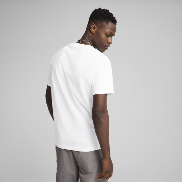 WARDROBE ESS Tee Men, PUMA White, large-MEX