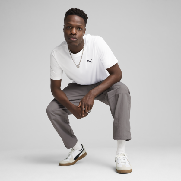 WARDROBE ESS Tee Men, PUMA White, large-MEX
