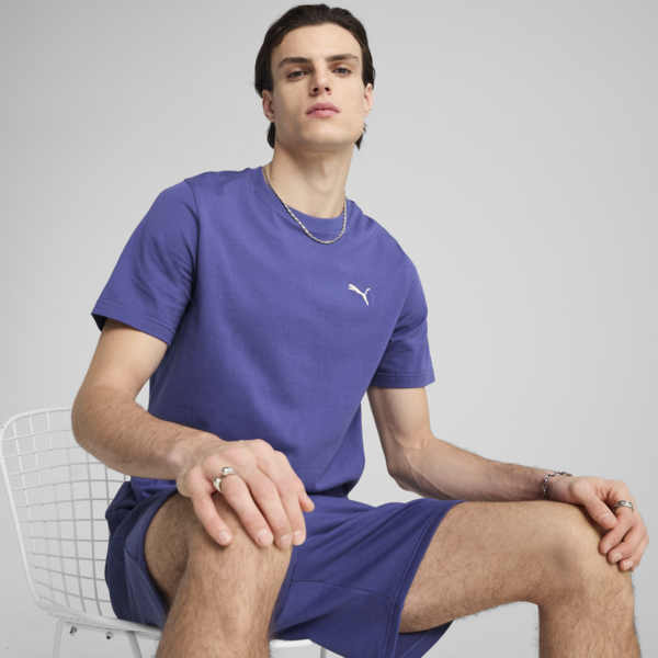 WARDROBE ESS Tee Men, Blue Crystal, large-MEX