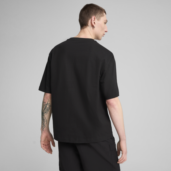 WARDROBE ESS Boxy Tee Men, PUMA Black, large-MEX