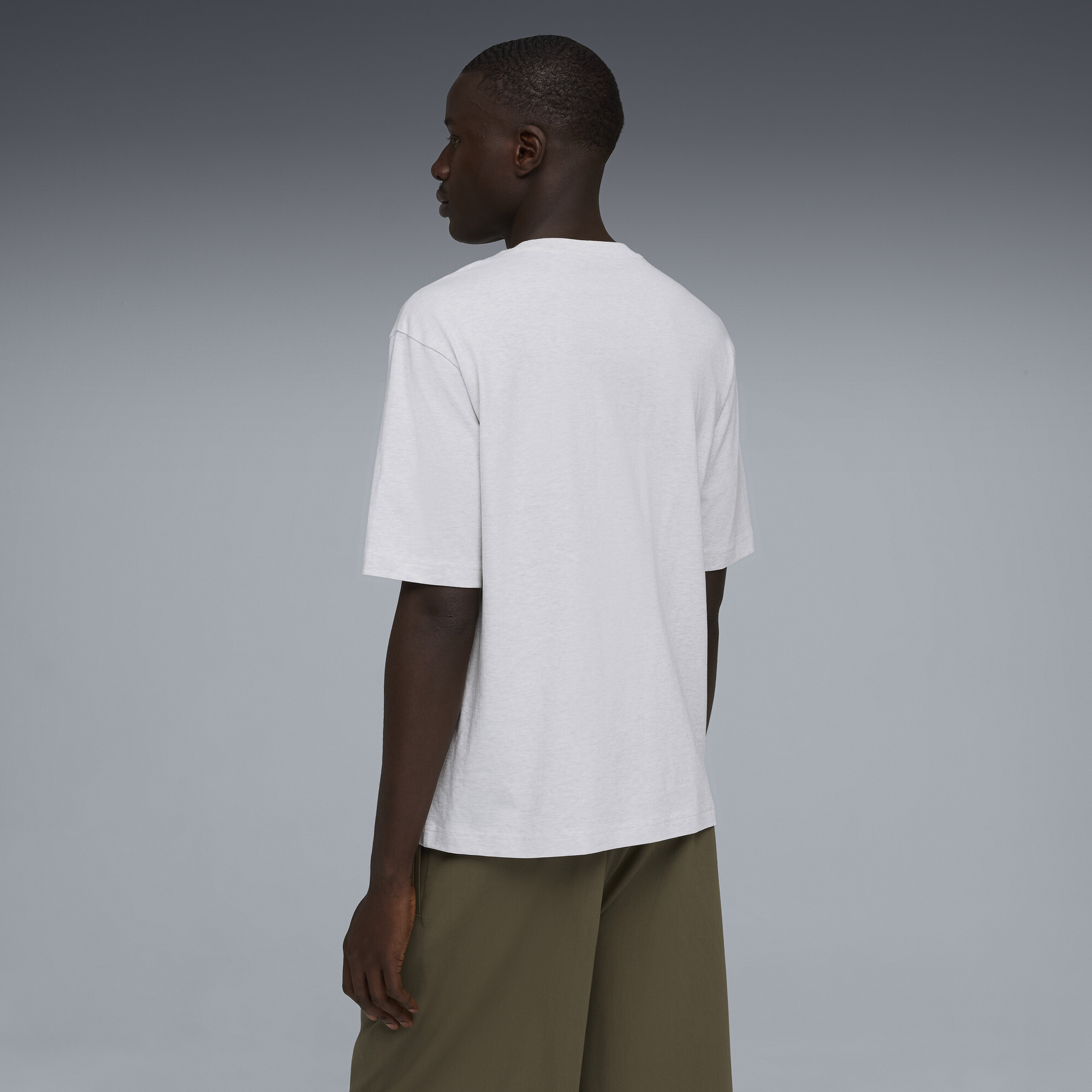 PUMA WARDROBE ESS Boxy T-shirt voor Heren, Wit, Maat XS thumbnail 5