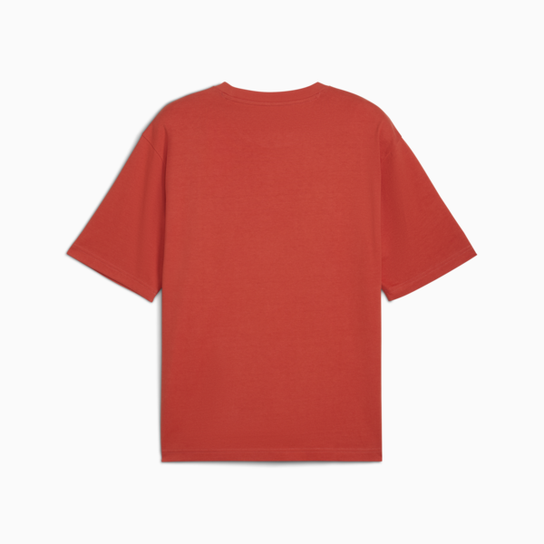 WARDROBE ESS Boxy Tee Men, Red Fire, large-MEX