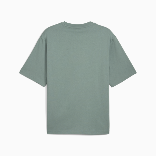 WARDROBE ESS Boxy Tee Men, Green Moon, large-MEX