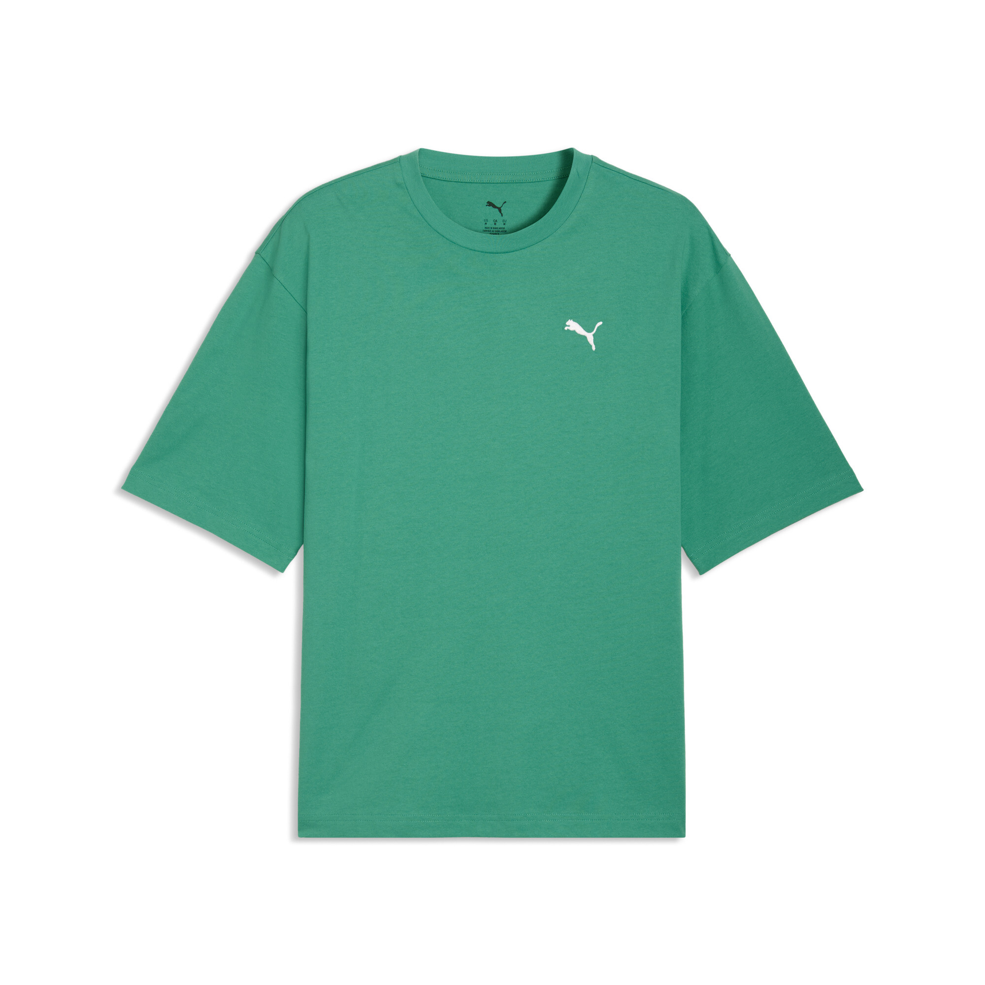 PUMA WARDROBE ESS Boxy T-shirt voor Heren, Groen, Maat M thumbnail 3