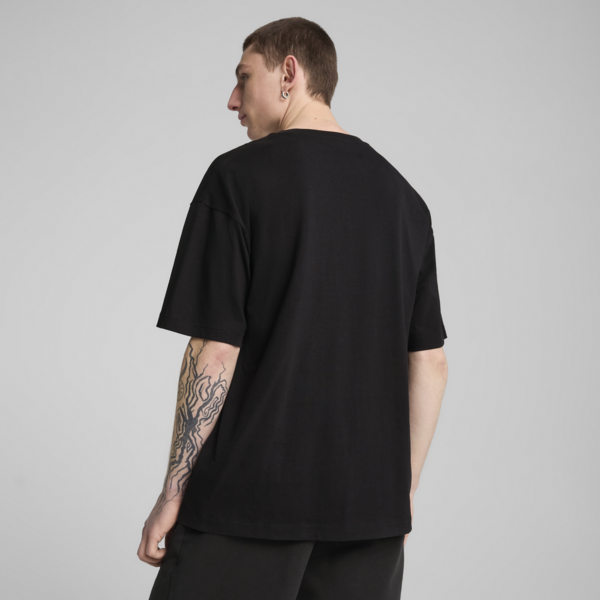 Remera oversize WARDROBE Essentials para hombre, PUMA Black, large-ARG