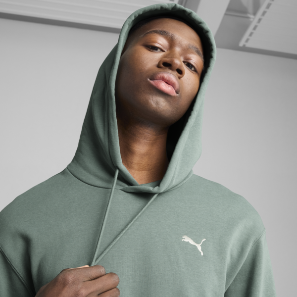 Buzo con capucha WARDROBE Essentials para hombre, Green Moon, large-ARG
