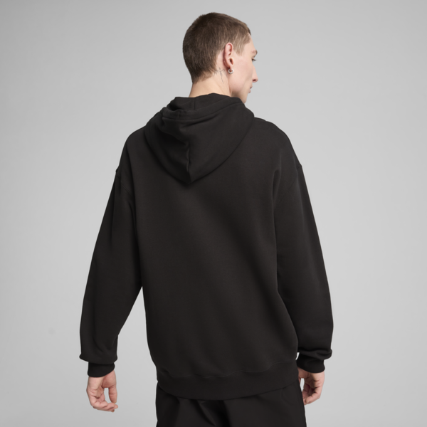 Buzo holgado con capucha WARDROBE Essentials para hombre, PUMA Black, large-ARG