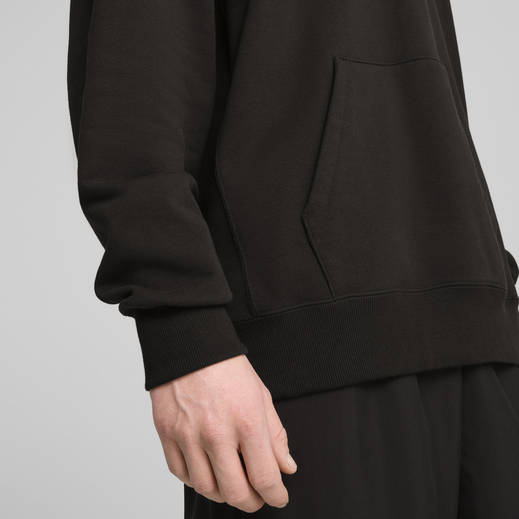 PUMA WARDROBE ESS Relaxed hoodie voor Heren, Zwart, Maat XL thumbnail 4