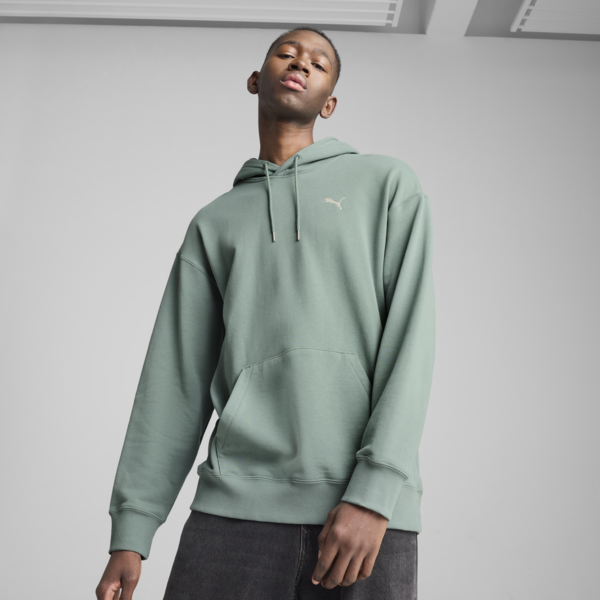 WARDROBE ESS Relaxed Hoodie Men, Green Moon, large-ZAF