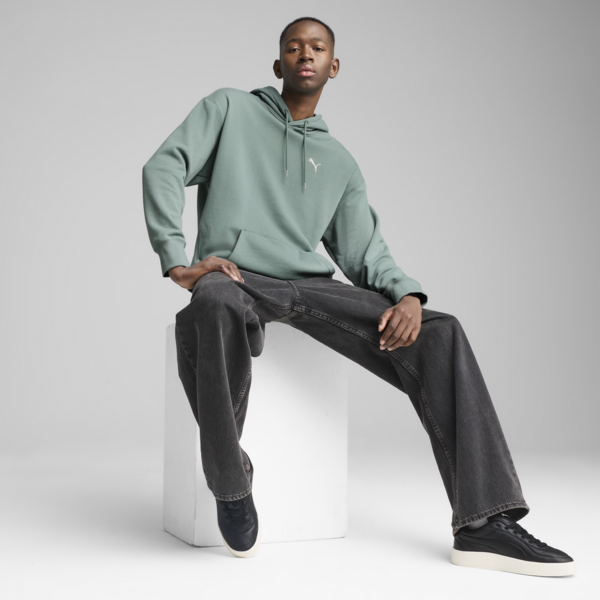 WARDROBE ESS Relaxed Hoodie Men, Green Moon, large-ZAF