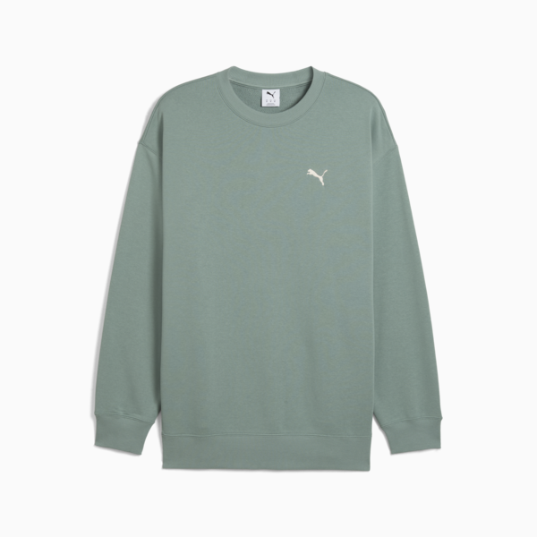 WARDROBE ESS Relaxed Crew Men, Green Moon, large-ZAF