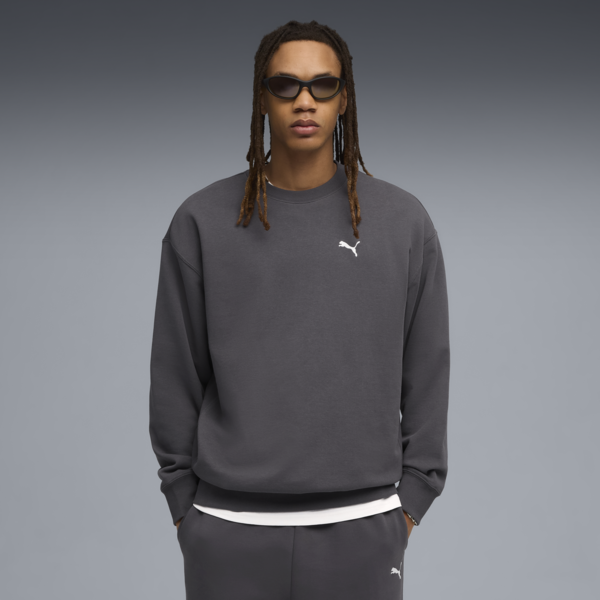 WARDROBE ESS Relaxed Crew Men, Dusky Gray, large-ZAF