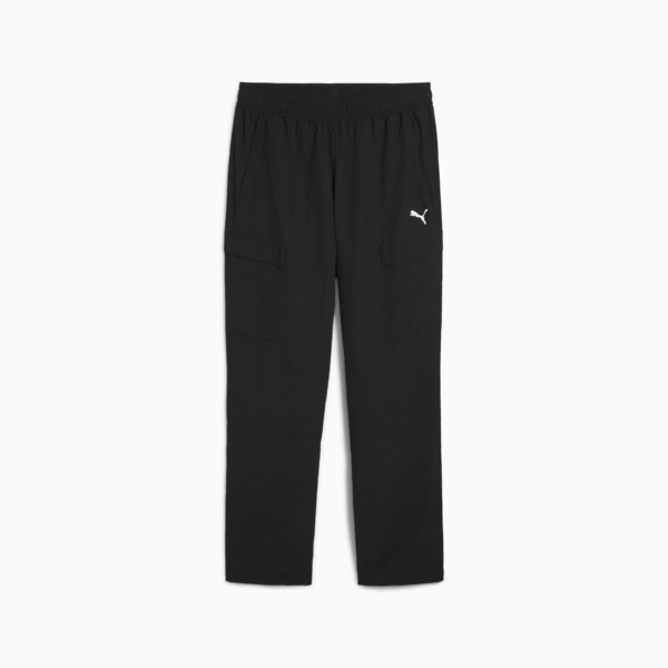 WARDROBE ESS Relaxed Cargo Pants Men, PUMA Black, large-MEX
