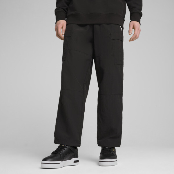 Pants PUMA Wardrobe Essentials para Hombre en Talle Grande Negro