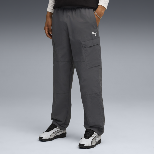 WARDROBE Essentials Relaxed Cargo Pants Men, Dusky Gray, large-ZAF