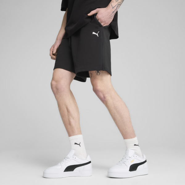 WARDROBE ESS Relaxed Shorts 7" Men, PUMA Black, large-MEX