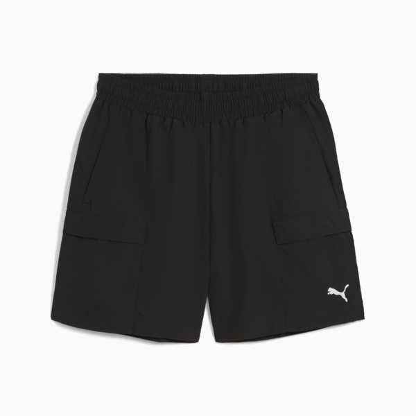 WARDROBE ESS Relaxed Cargo Shorts 6" Men, PUMA Black, large-MEX