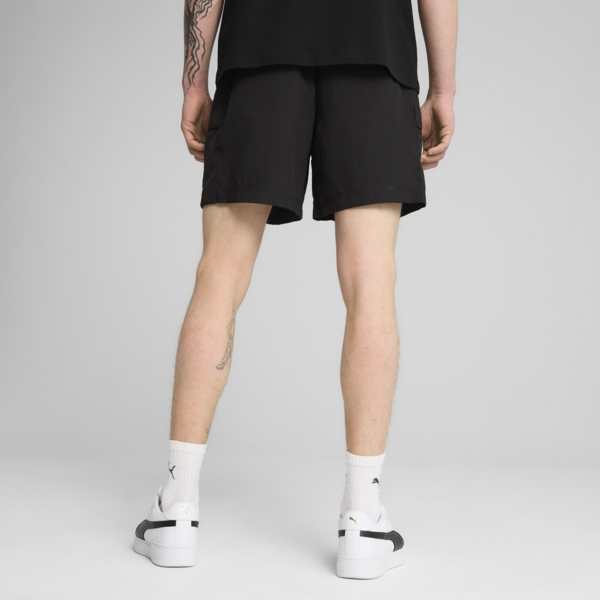 WARDROBE ESS Relaxed Cargo Shorts 6" Men, PUMA Black, large-MEX