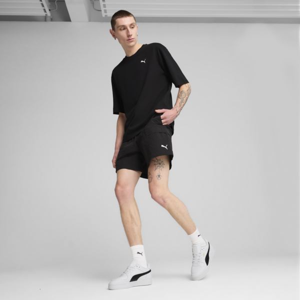 WARDROBE ESS Relaxed Cargo Shorts 6" Men, PUMA Black, large-MEX