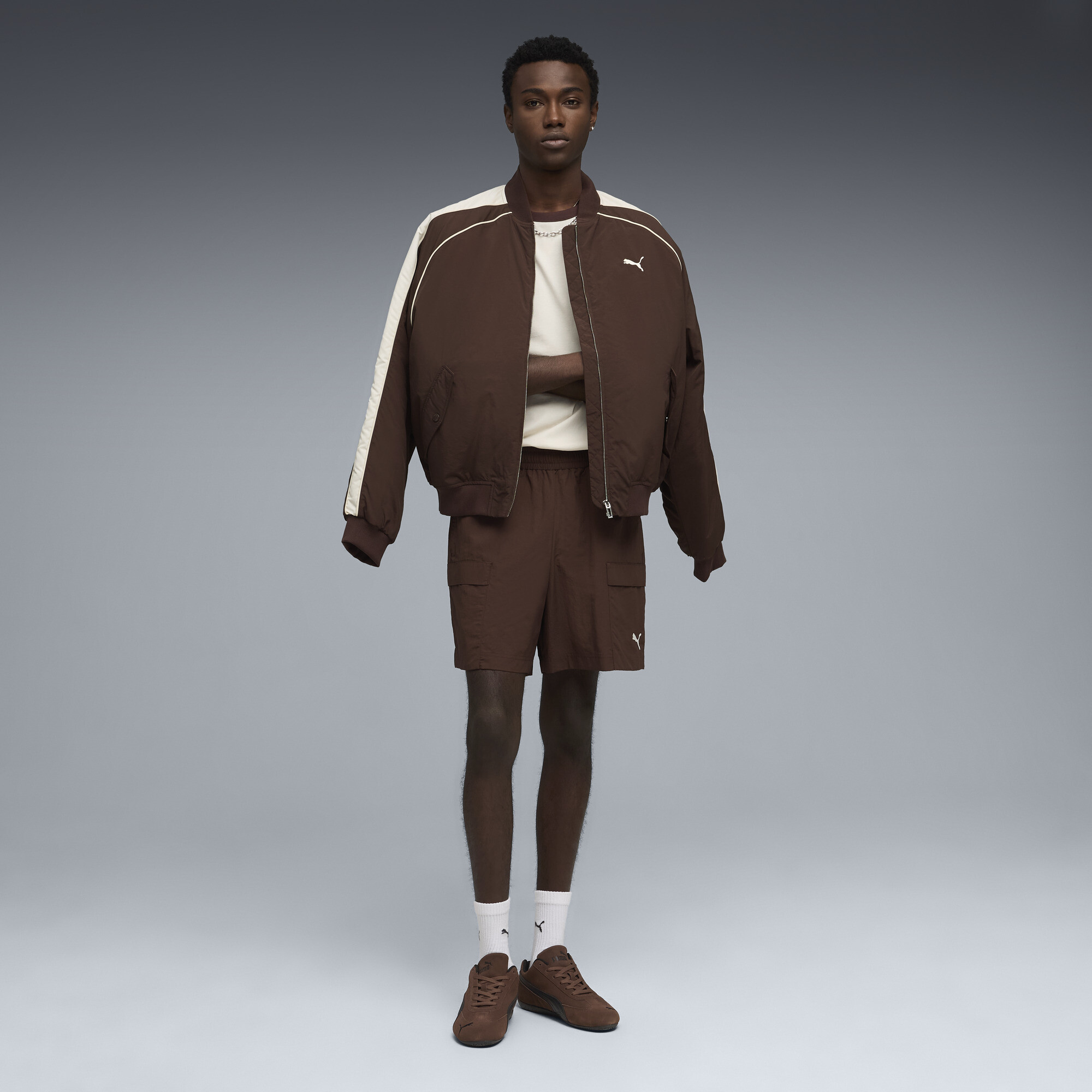 PUMA WARDROBE ESS Relaxed cargoshort voor Heren, Bruin, Maat L thumbnail 4