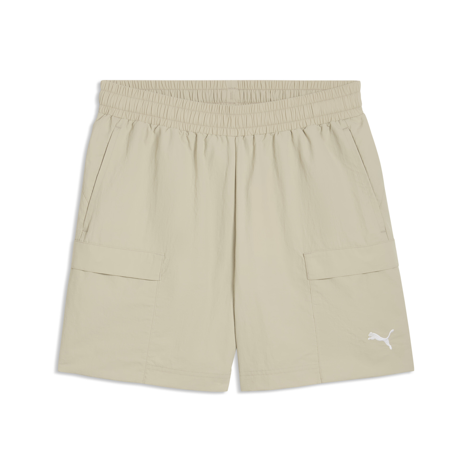 PUMA WARDROBE ESS Relaxed cargoshort voor Heren, Beige/Grijs, Maat XL thumbnail 3