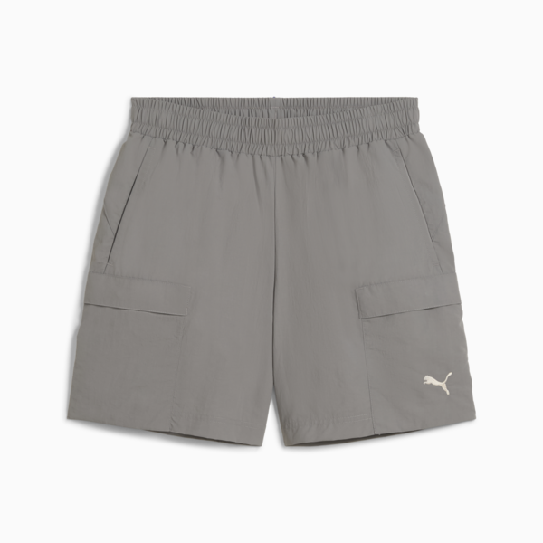 Shorts cargo WARDROBE Essentials para hombre, Cast Iron, large-MEX