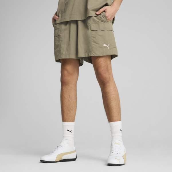 WARDROBE ESS Relaxed Cargo Shorts 6" Men, Velvet Moss, large-MEX