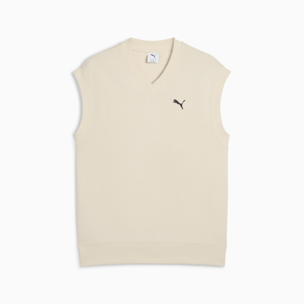 WARDROBE Essentials Relaxed Vest Men, Alpine Snow, large-ZAF