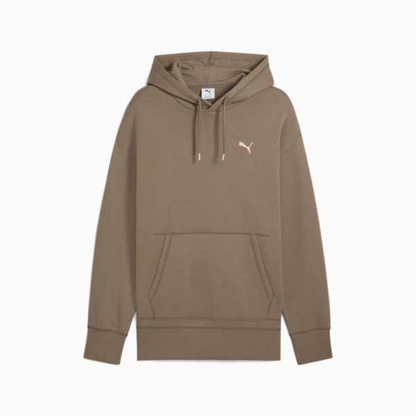 PREMIUM Essentials Relaxed Graphic Hoodie Unisex, Totally Taupe, large-ZAF