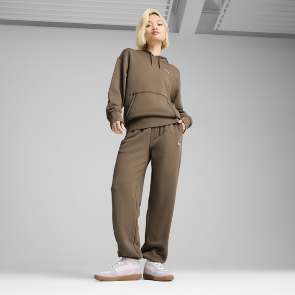 PREMIUM Essentials Relaxed Graphic Hoodie Unisex, Totally Taupe, large-ZAF