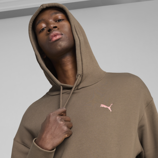 PREMIUM Essentials Relaxed Graphic Hoodie Unisex, Totally Taupe, large-ZAF