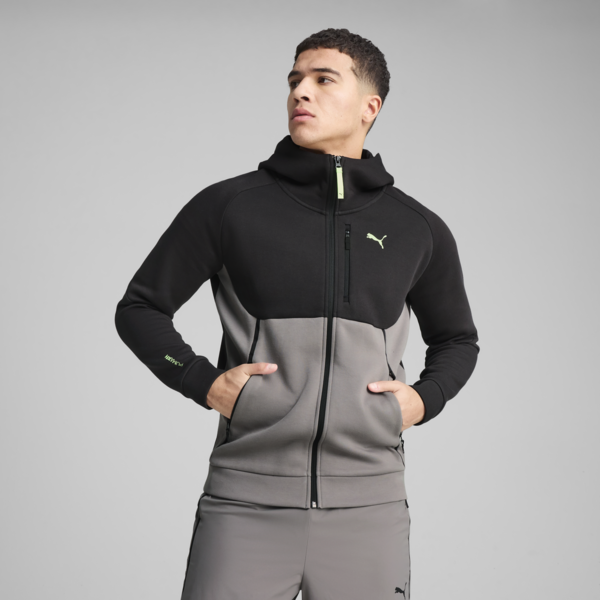 Campera con capucha PUMATECH para hombre, Cast Iron, large-ARG
