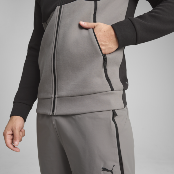 Campera con capucha PUMATECH para hombre, Cast Iron, large-ARG