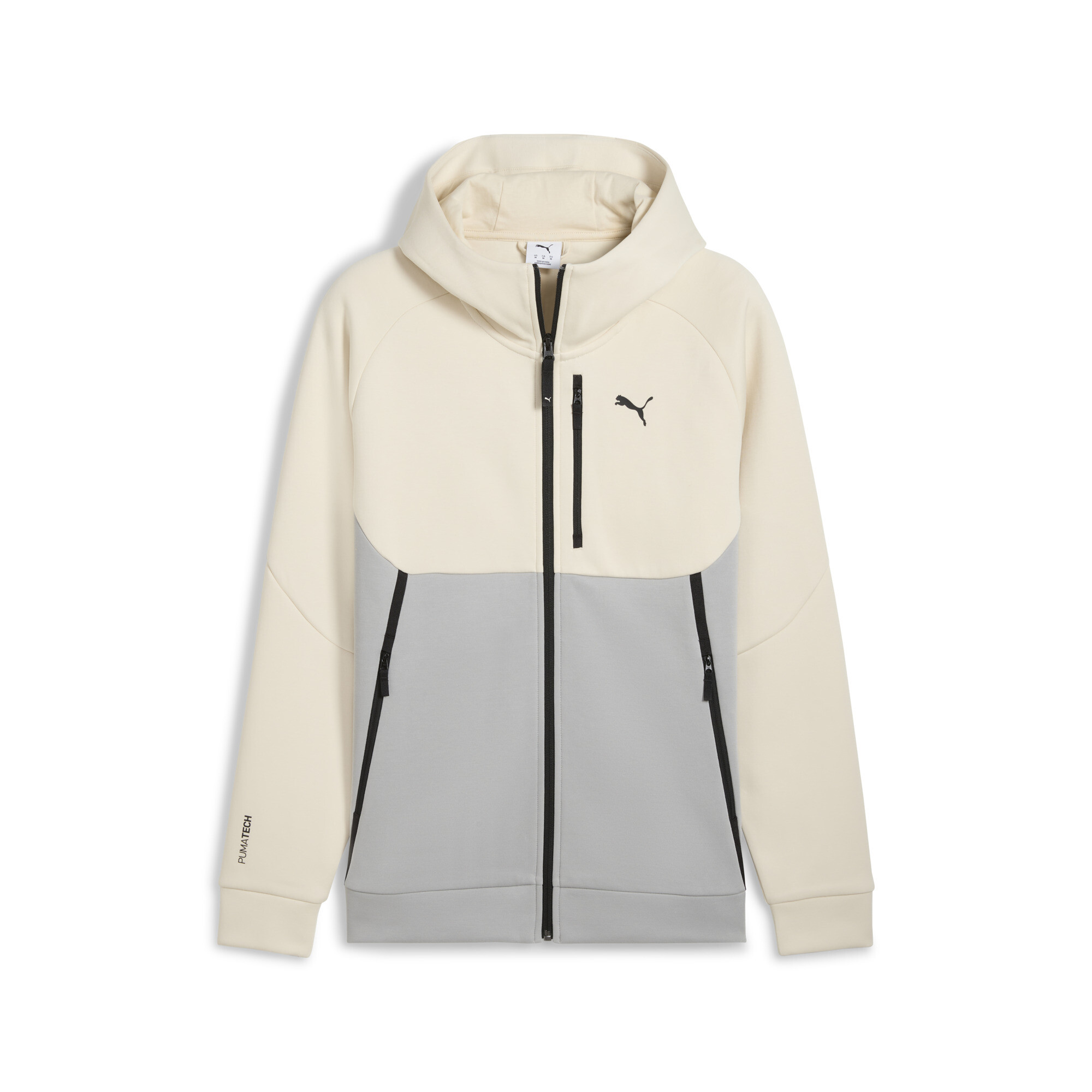 PUMATECH hoodie met rits voor Heren, Grijs, Maat L thumbnail 3