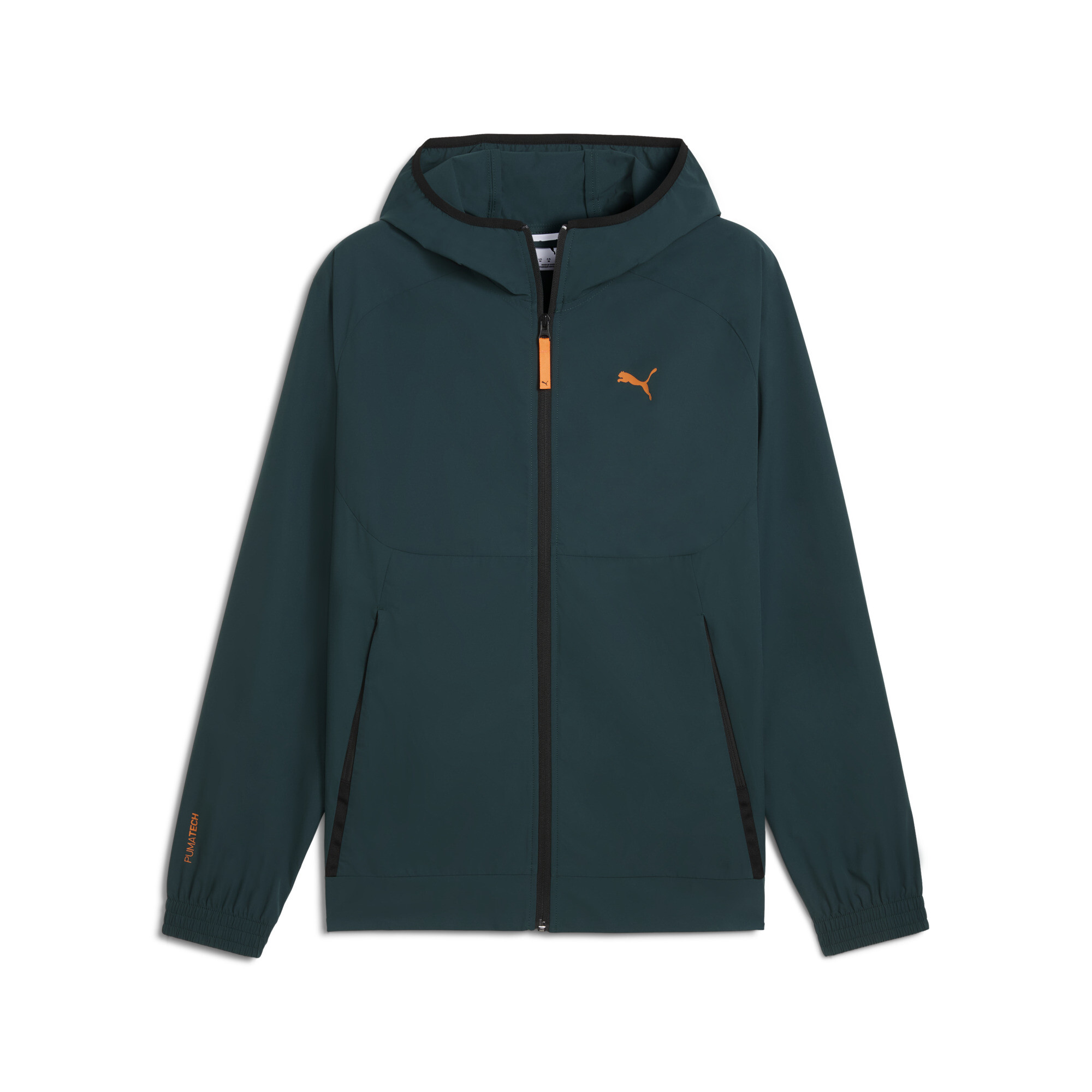 PUMATECH Relaxed trainingsjack voor Heren, Groen, Maat S thumbnail 3
