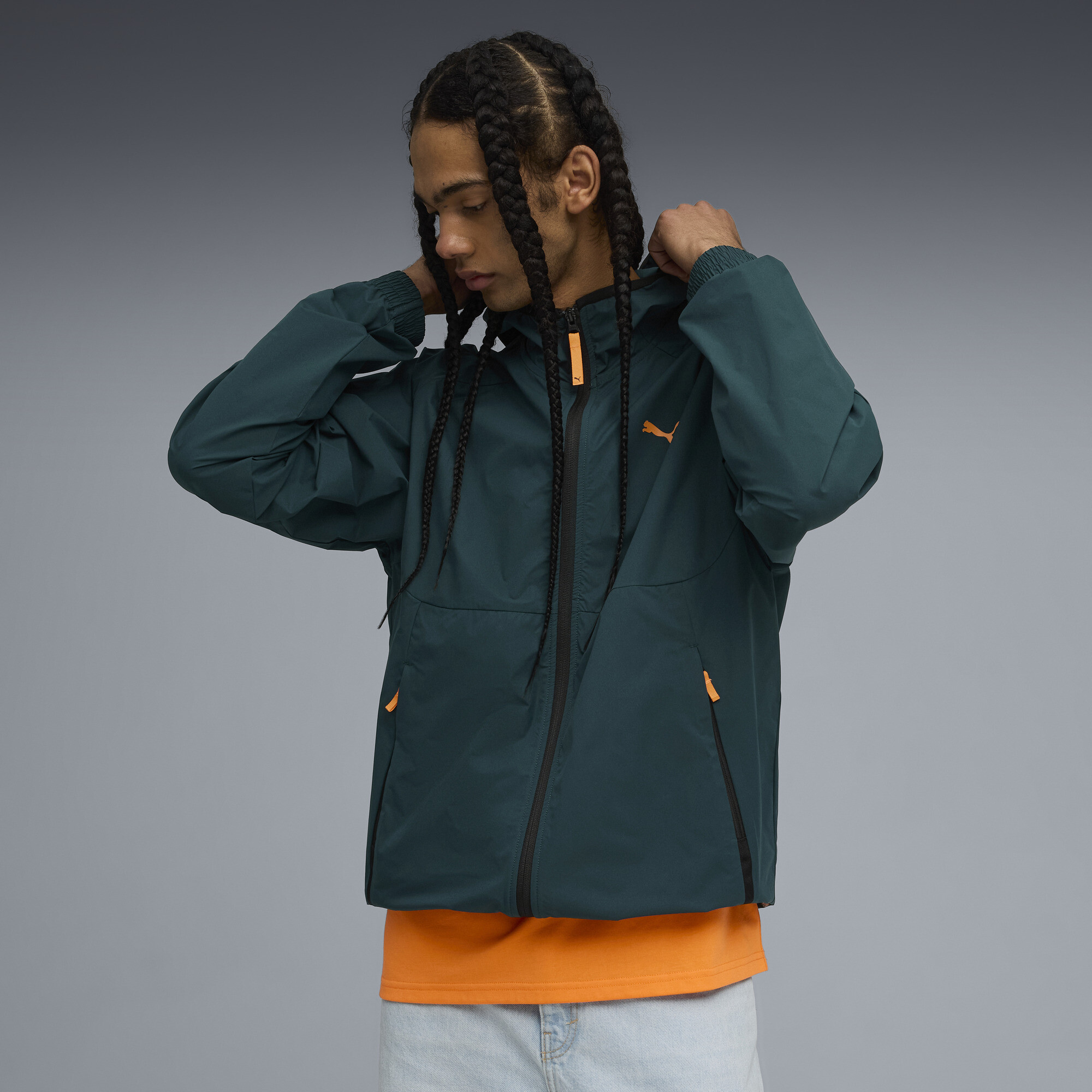 Puma Tech Men's Relaxed Track Jacket In Green