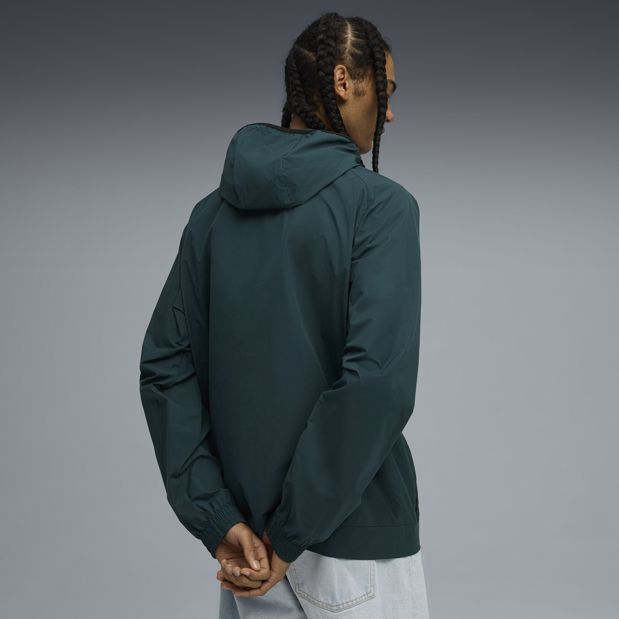 PUMATECH Relaxed trainingsjack voor Heren, Groen, Maat S thumbnail 5