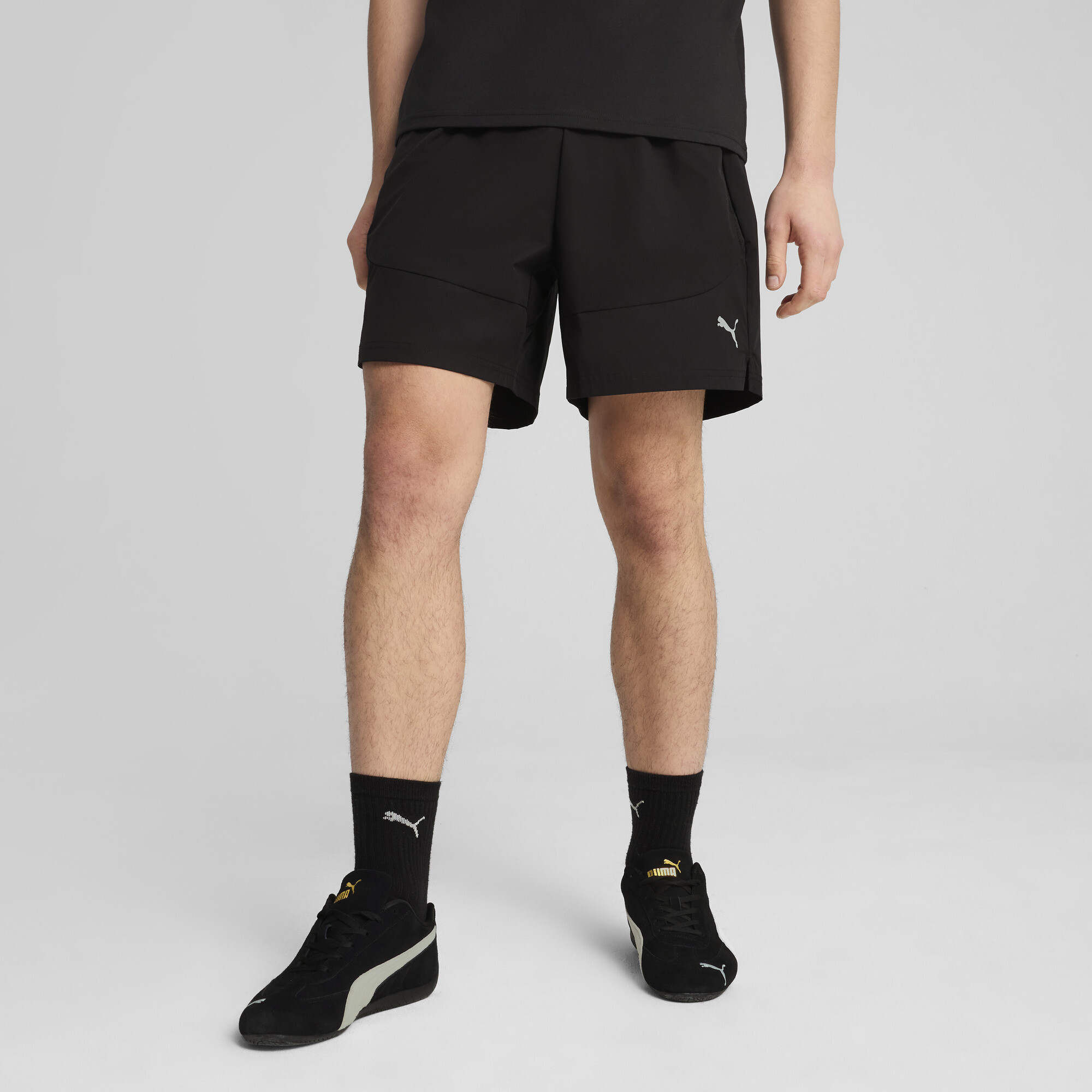 PumaTECH Relaxed 6" Shorts Herren | Mit Plain | Black | Größe: XL