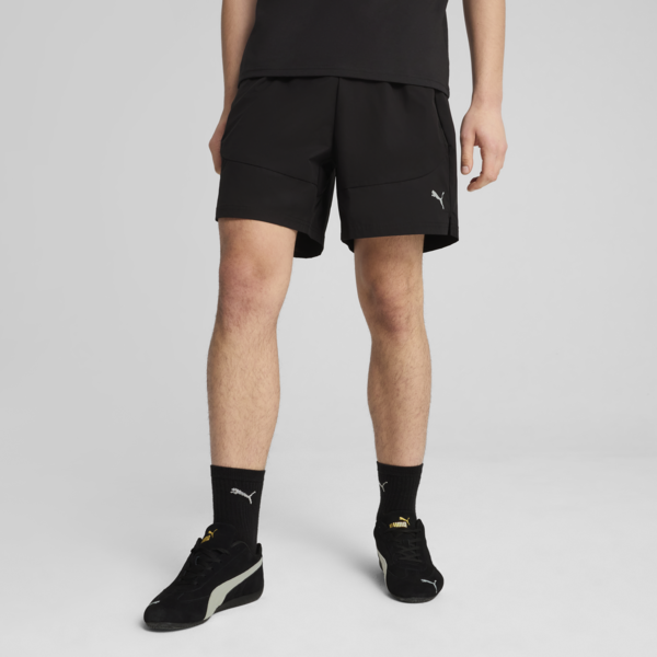 Shorts holgados PUMATECH 15cm para hombre, PUMA Black, large-MEX