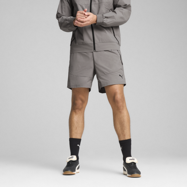 PUMATECH Relaxed Shorts 6" Men, Cast Iron, large-MEX