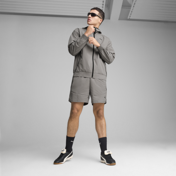 PUMATECH Relaxed Shorts 6" Men, Cast Iron, large-MEX