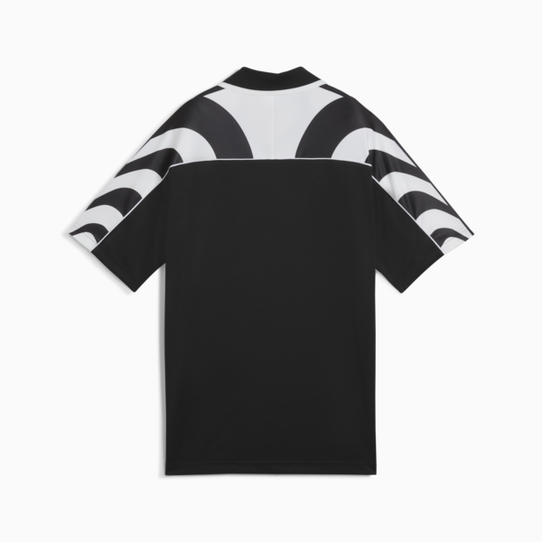 FUTURE.PUMA.ARCHIVE Relaxed Football Jersey Unisex, PUMA Black, large-MEX