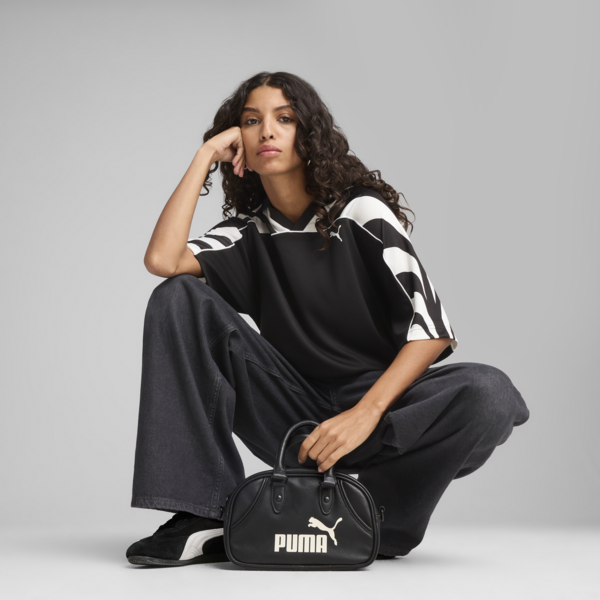 FUTURE.PUMA.ARCHIVE Relaxed Football Jersey Unisex, PUMA Black, large-MEX