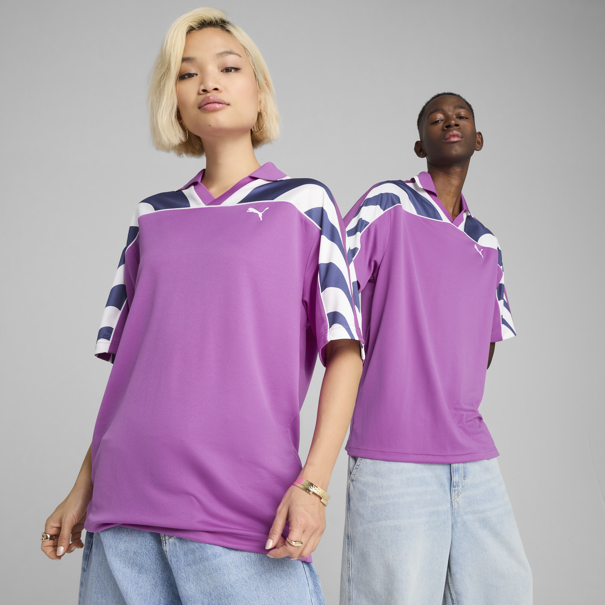 FUTURE.Puma.ARCHIVE Relaxed Fußballtrikot Unisex | Mit Colorful | Wild Berry | Größe: L