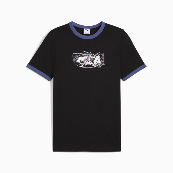 FUTURE.PUMA.ARCHIVE Graphic Ringer Tee Men, PUMA Black, large-MEX