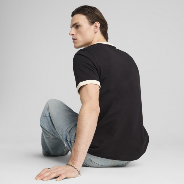 FUTURE.PUMA.ARCHIVE Graphic Ringer Tee Men, PUMA Black-Blue Crystal, large-MEX