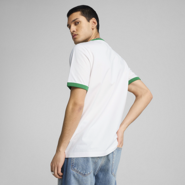 FUTURE.PUMA.ARCHIVE Graphic Ringer Tee Men, PUMA White-Archive Green, large-MEX
