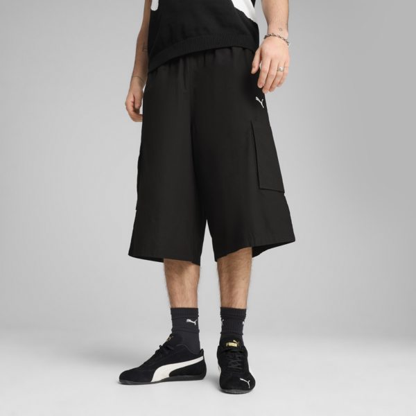Bermudas holgados FUTURE.PUMA.ARCHIVE, PUMA Black, large-ARG
