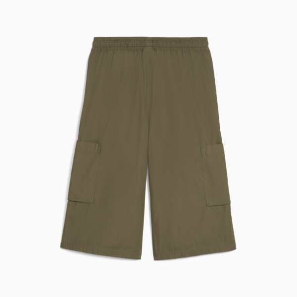 FUTURE.PUMA.ARCHIVE Relaxed Cargo 16" Jorts Unisex, Loden Green, large-ZAF