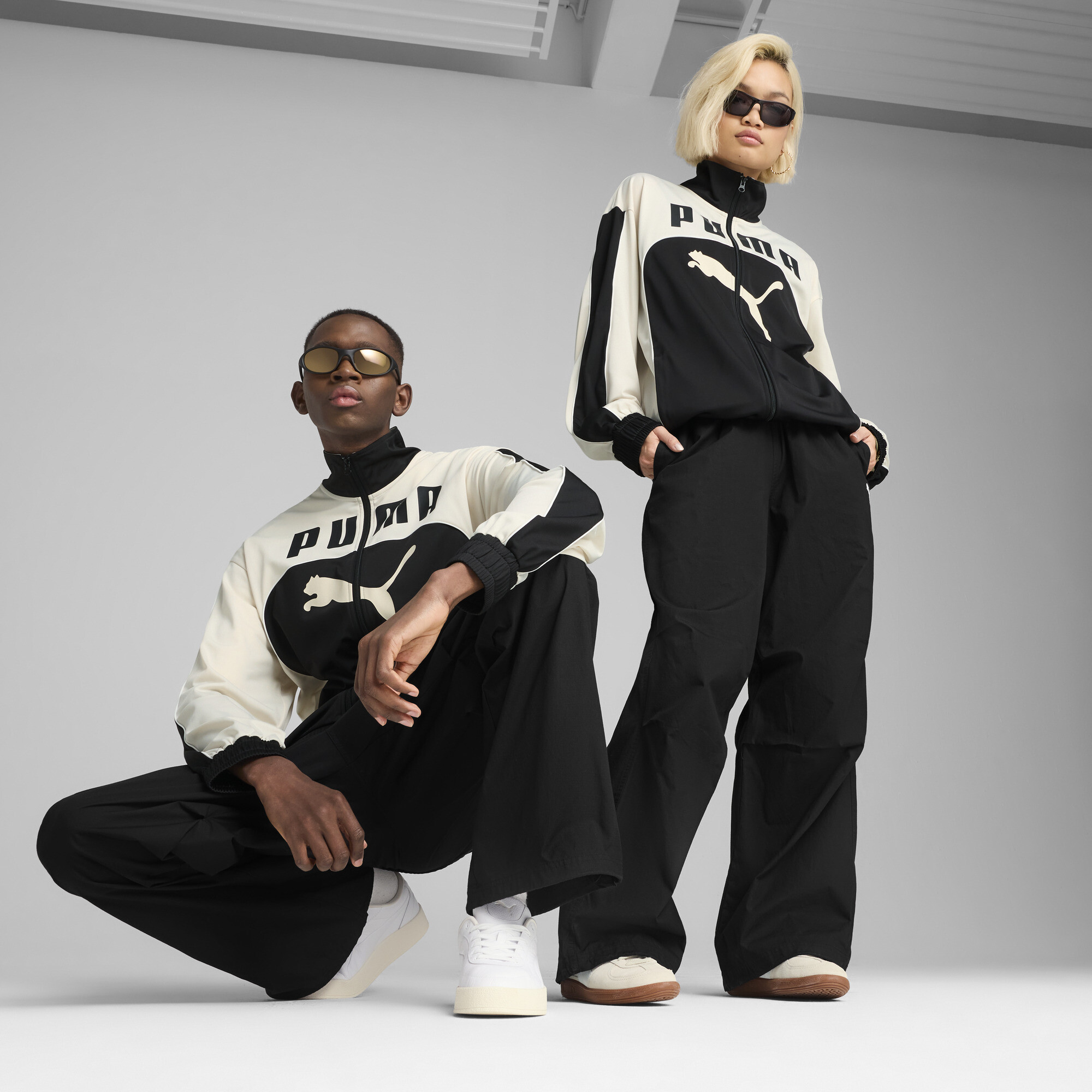 90s archive■PPFM■極太バギー パンツ セットアップ スーツ M Calça FUTURE.PUMA.ARCHIVE Oversized Unissex | black | PUMA